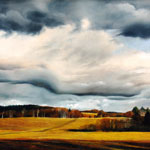 Landscape Sky n Green (Oil Painting)